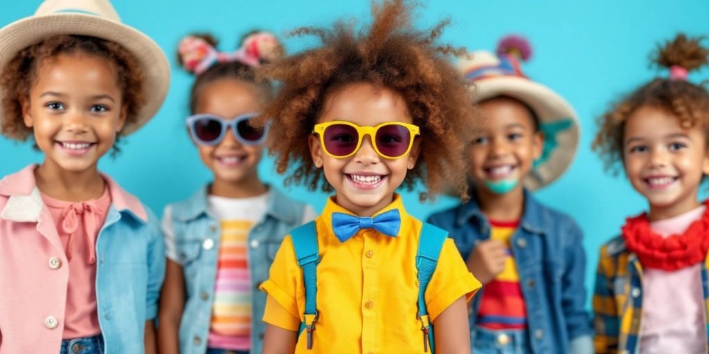 Tenue à la mode pour enfants en 2023.